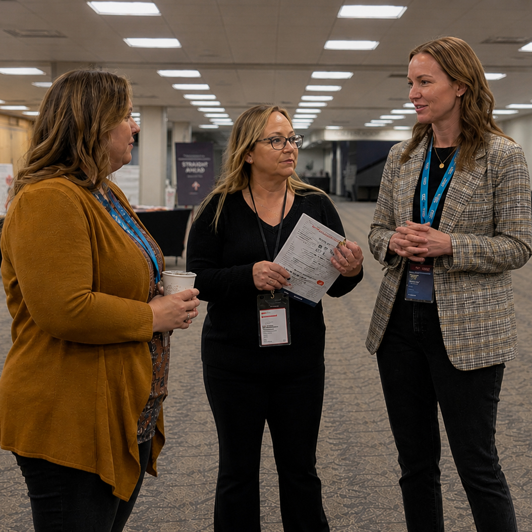 Group of ladies together at the conference
