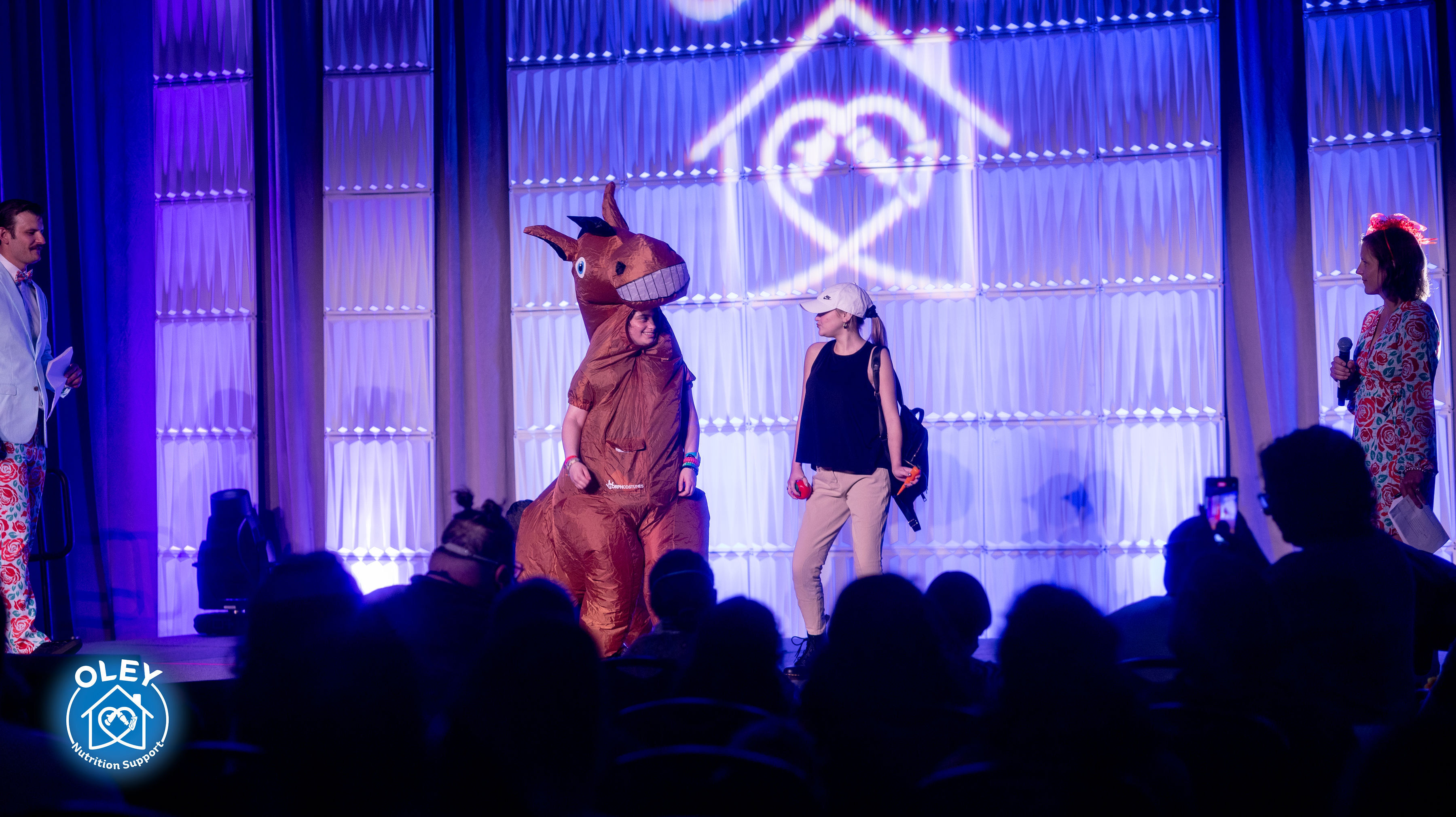 Wear Your Pump fashion show moment on stage