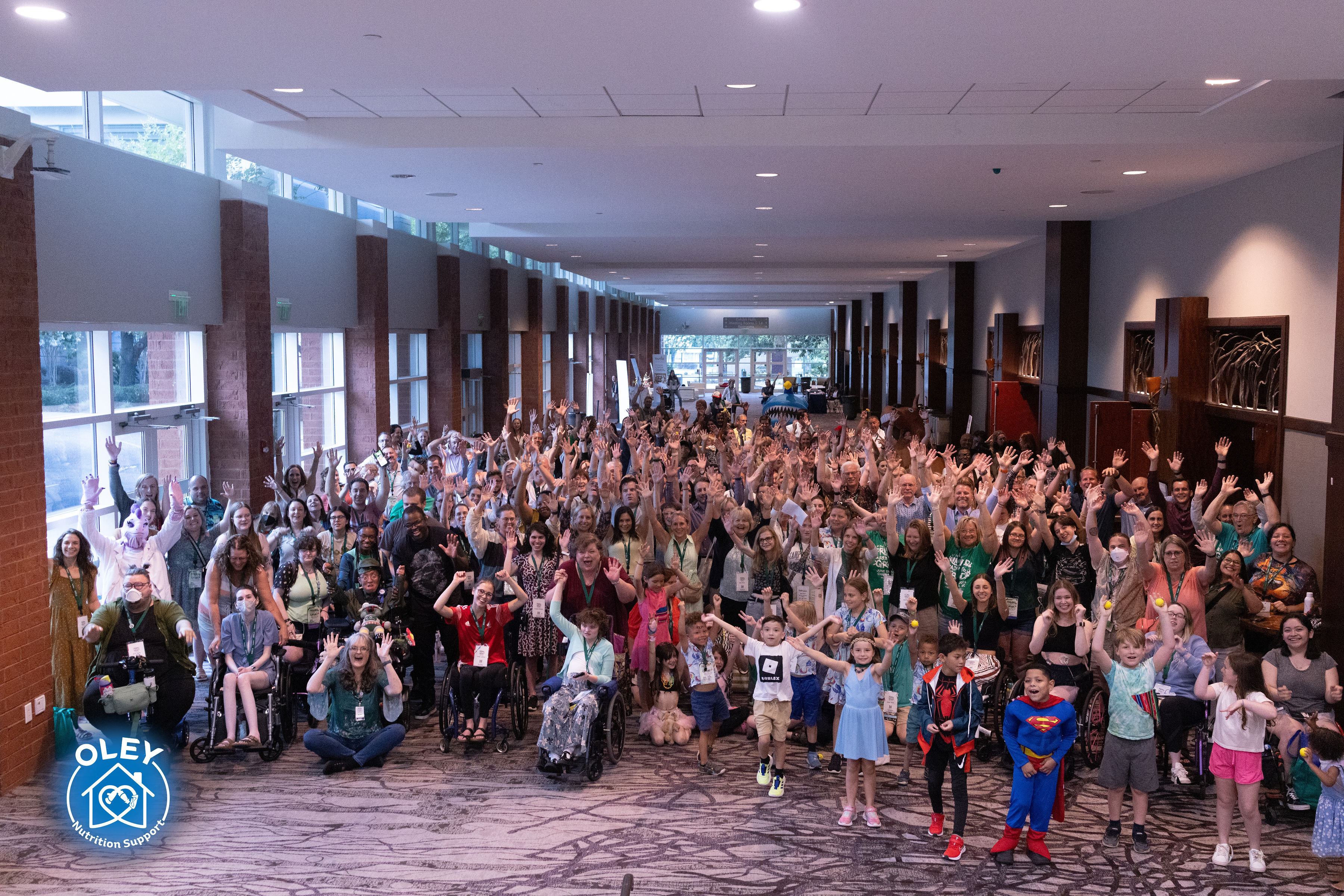 Group photo of attendees at an Oley Annual Conference